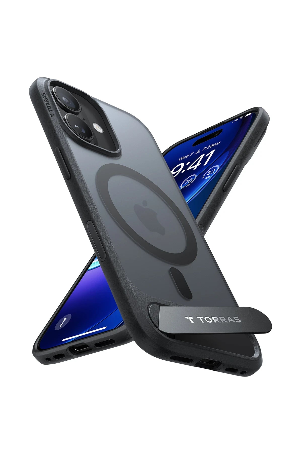 Torras iPhone 17 P Stand Serisi Magsafe Telefon Kılıfı Torras iPhone 17 P Stand Serisi Magsafe Telefon Kılıfı